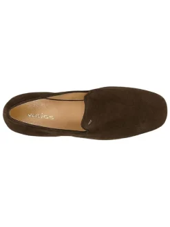 Wojas Halbschuhe^Leder-Slipper in Braun