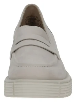 Leder-Slipper in Creme><noscript><img width=