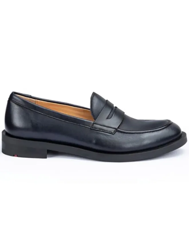 Leder-Slipper in Dunkelblau>LLOYD Best