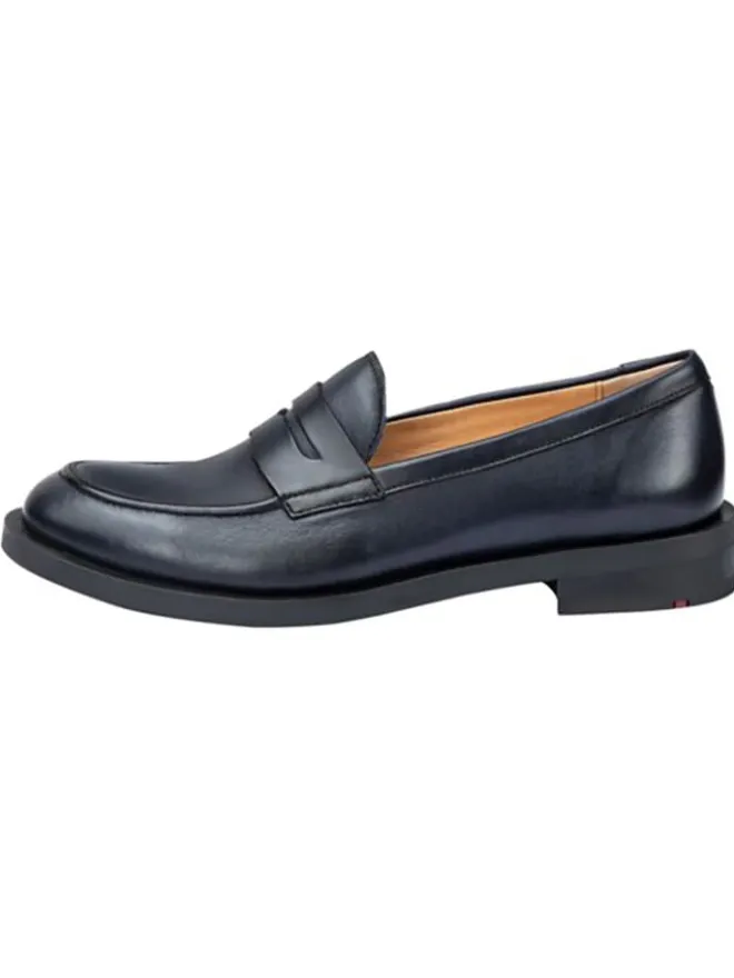 Leder-Slipper in Dunkelblau>LLOYD Best