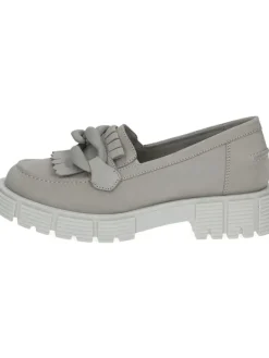 Leder-Slipper in Grau>Caprice Hot