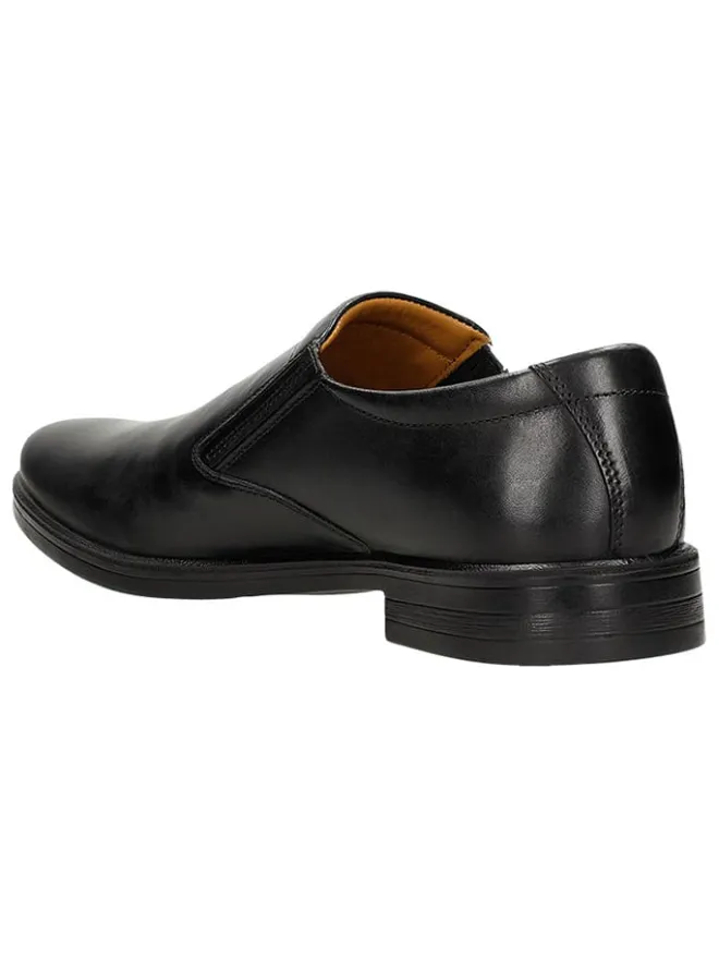 Leder-Slipper in Schwarz>Wojas Online