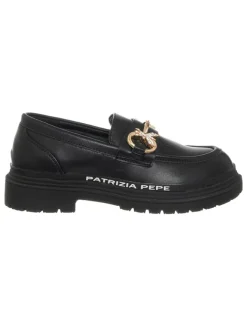 Patrizia Pepe Halbschuhe^Leder-Slipper in Schwarz