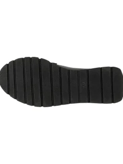 Wojas Halbschuhe^Leder-Slipper in Schwarz