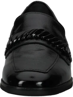 Gabor Halbschuhe^Leder-Slipper in Schwarz