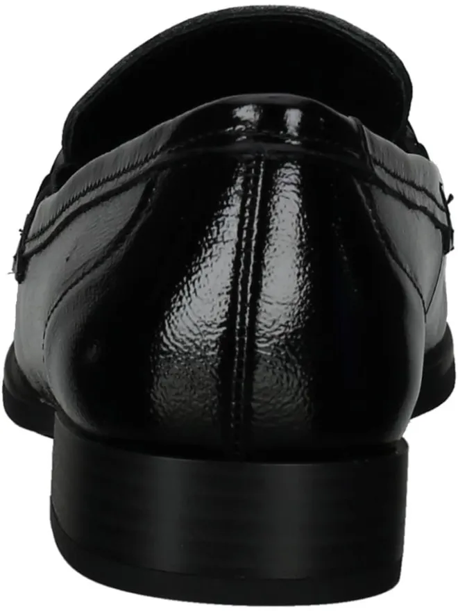 Gabor Halbschuhe^Leder-Slipper in Schwarz