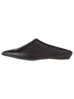 Calvin Klein Halbschuhe^Leder-Slipper in Schwarz