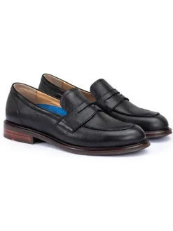 Leder-Slipper in Schwarz>LLOYD Sale
