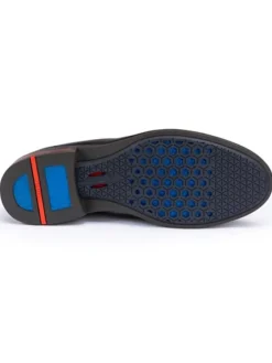 Leder-Slipper in Schwarz><noscript><img width=