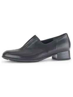 Leder-Slipper in Schwarz>Gabor Discount