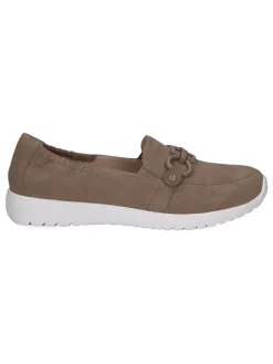 Caprice Halbschuhe^Leder-Slipper in Taupe