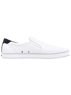 Tommy Hilfiger Shoes Halbschuhe^Leder-Slipper in Weiß