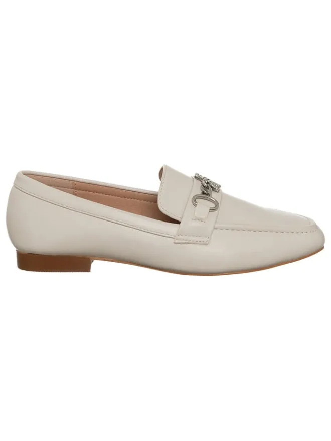 Patrizia Pepe Halbschuhe^Leder-Slipper in Weiß