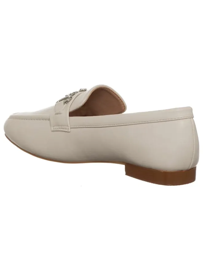 Patrizia Pepe Halbschuhe^Leder-Slipper in Weiß