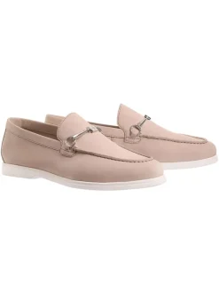 Högl Halbschuhe^Leder-Slipper "Joe" in Beige