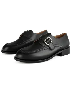 Leder-Slipper "Nebula Glow" in Schwarz>loft37 Sale