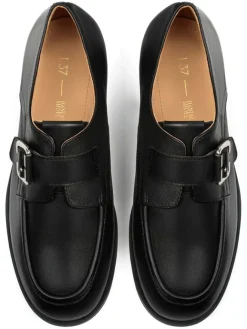 Leder-Slipper 