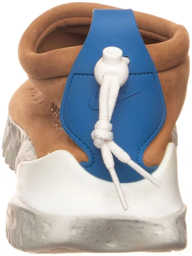 Leder-Slipper "Nike X Undercover Moc Flow" in Hellbraun/ Blau>Nike Sportswear