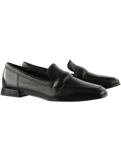 Högl Halbschuhe^Leder-Slipper "Perry" in Schwarz