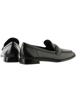 Högl Halbschuhe^Leder-Slipper "Perry" in Schwarz