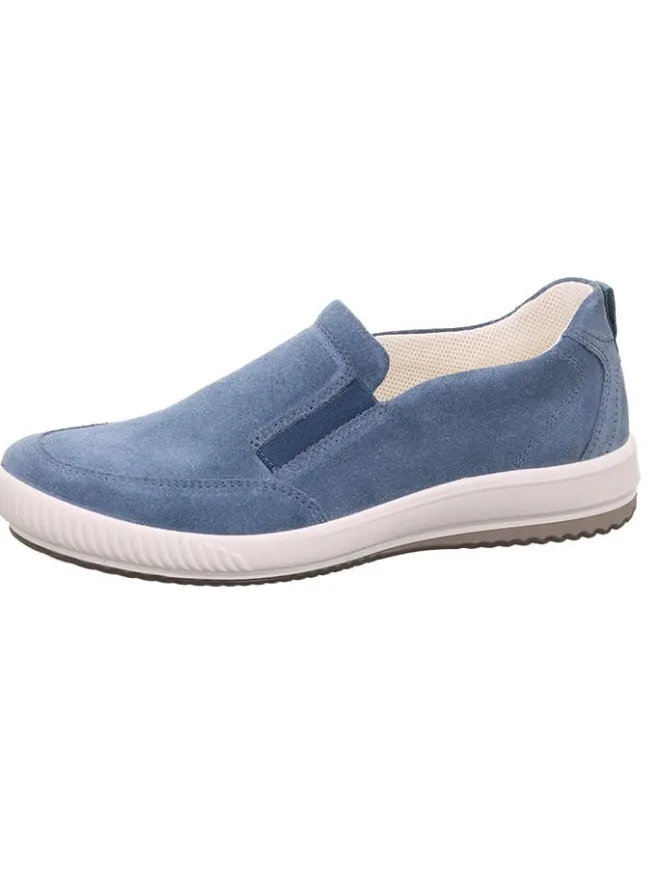 Leder-Slipper "Tanaro 5.0" in Blau>Legero Outlet