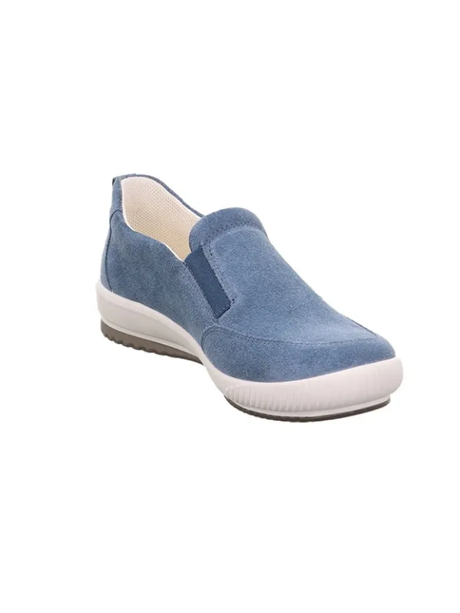 Leder-Slipper "Tanaro 5.0" in Blau>Legero Outlet
