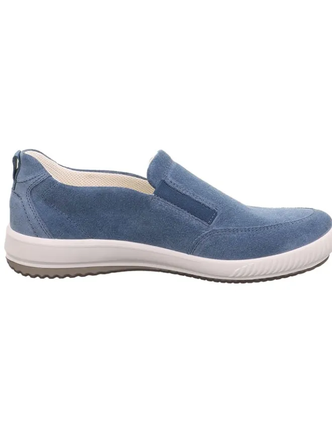 Leder-Slipper "Tanaro 5.0" in Blau>Legero Outlet