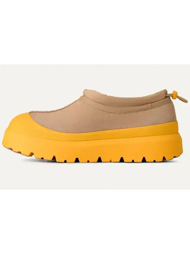 UGG Halbschuhe^Leder-Slipper "Tasman Weather" in Beige/ Gelb