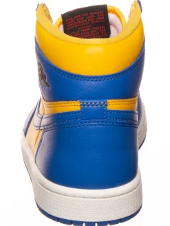 Leder-Sneaker ''1 Retro High'' in Gelb/ Blau><noscript><img width=