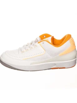 Leder-Sneaker ''2 Retro Low'' in Weiß/ Orange>Air Jordan Discount