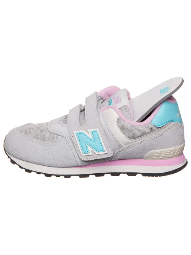 New Balance Sneakers^Leder-Sneakers "574" in Grau