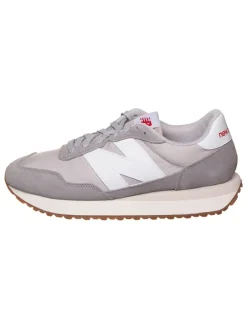 New Balance Sneakers^Leder-Sneakers "237" in Grau/ Beige