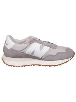 New Balance Sneakers^Leder-Sneakers "237" in Grau/ Beige
