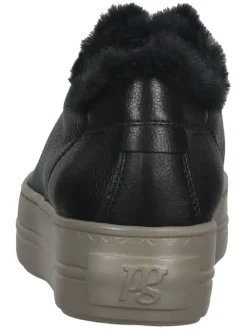 Leder-Sneakers in Schwarz><noscript><img width=