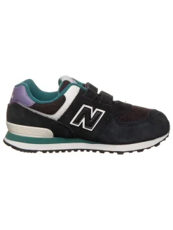 New Balance Sneakers^Leder-Sneakers "574" in Schwarz
