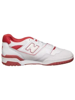 New Balance Sneakers|Sneakers^Leder-Sneakers "550" in Weiß/ Rot
