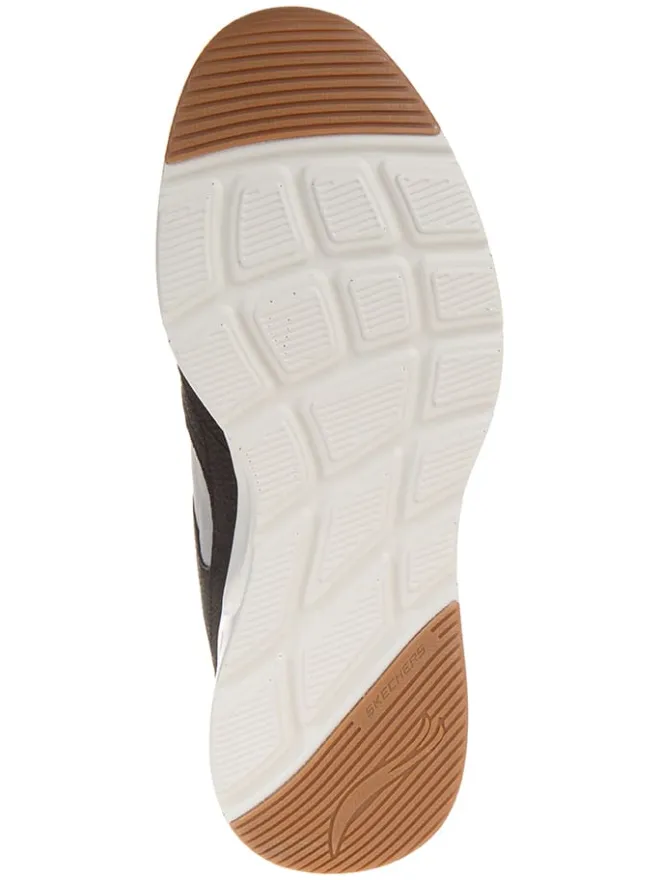 Leder-Sneakers "Air Court Yatton" in Grau/ Schwarz>Skechers Hot