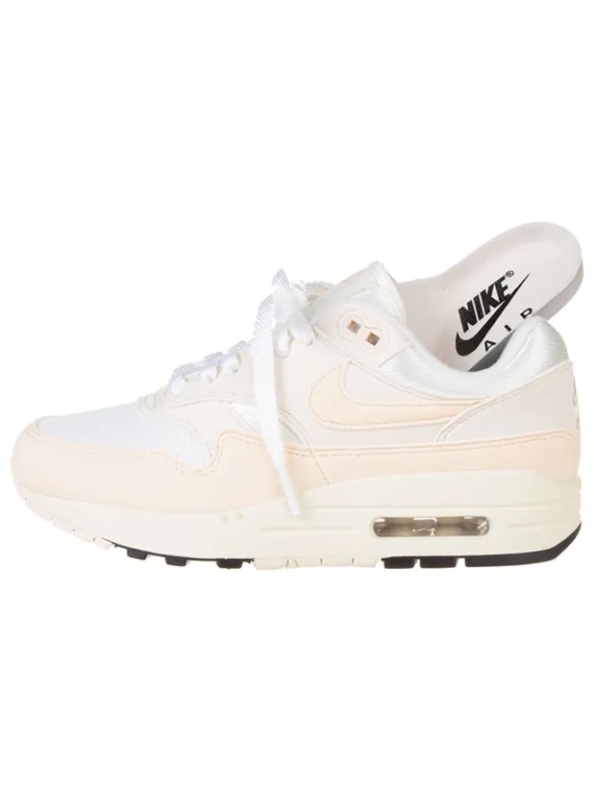 Nike Sneakers^Leder-Sneakers "Air Max 1" in Rosa/ Creme