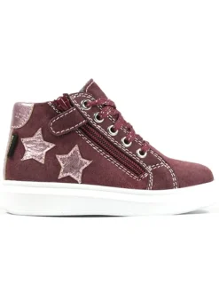 Richter Shoes Sneakers·Sneakers High^Leder-Sneakers "Alessa" in Dunkelrot