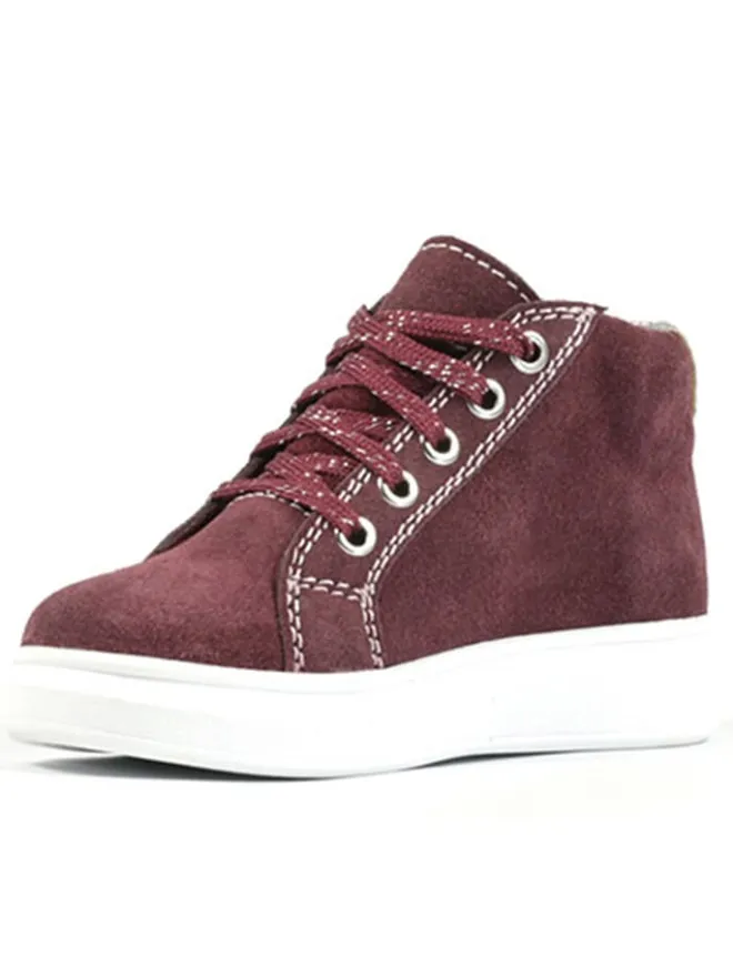 Richter Shoes Sneakers·Sneakers High^Leder-Sneakers "Alessa" in Dunkelrot