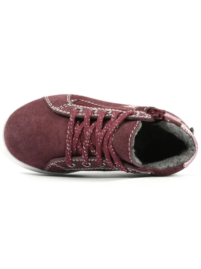 Richter Shoes Sneakers·Sneakers High^Leder-Sneakers "Alessa" in Dunkelrot