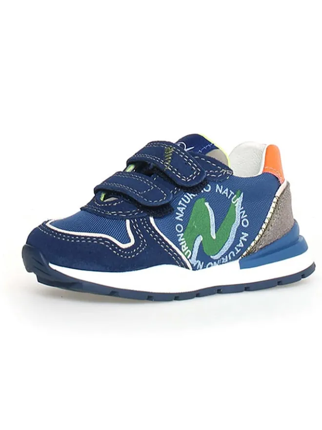 Leder-Sneakers "Argal" in Dunkelblau/ Bunt>Naturino New