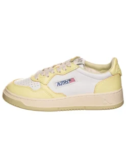 Leder-Sneakers "" in Weiß/ Gelb>AUTRY Discount