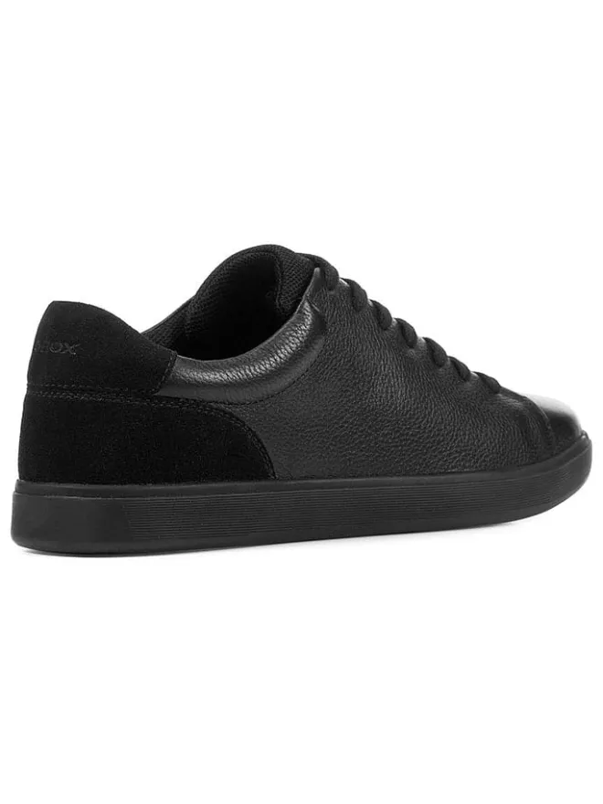 Geox Sneakers^Leder-Sneakers "Avola" in Schwarz