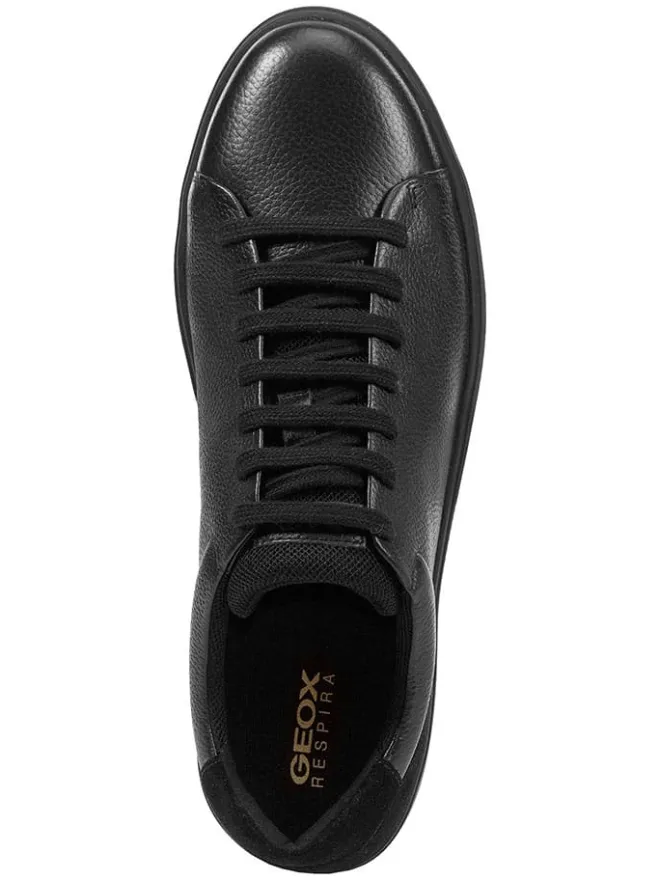 Geox Sneakers^Leder-Sneakers "Avola" in Schwarz