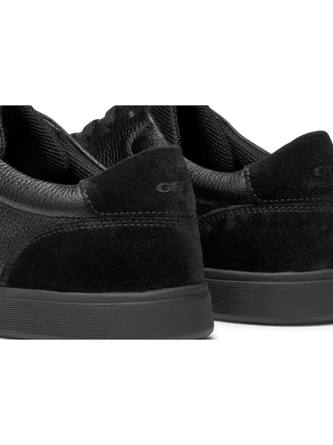 Geox Sneakers^Leder-Sneakers "Avola" in Schwarz