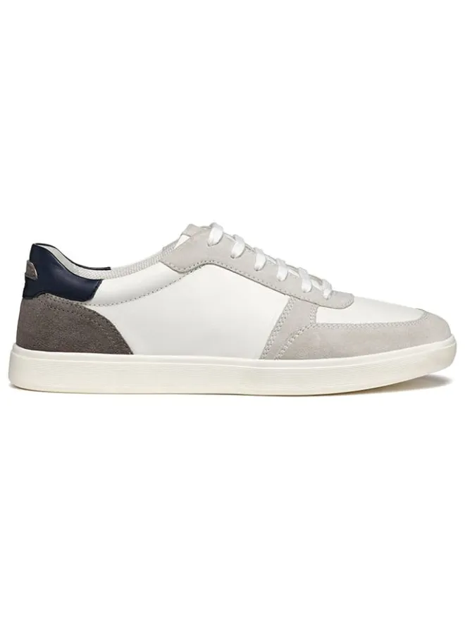 Leder-Sneakers "Avola" in Weiß/ Grau>Geox Sale