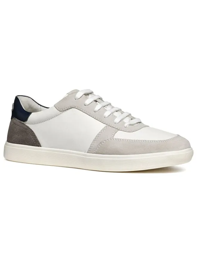 Leder-Sneakers "Avola" in Weiß/ Grau>Geox Sale
