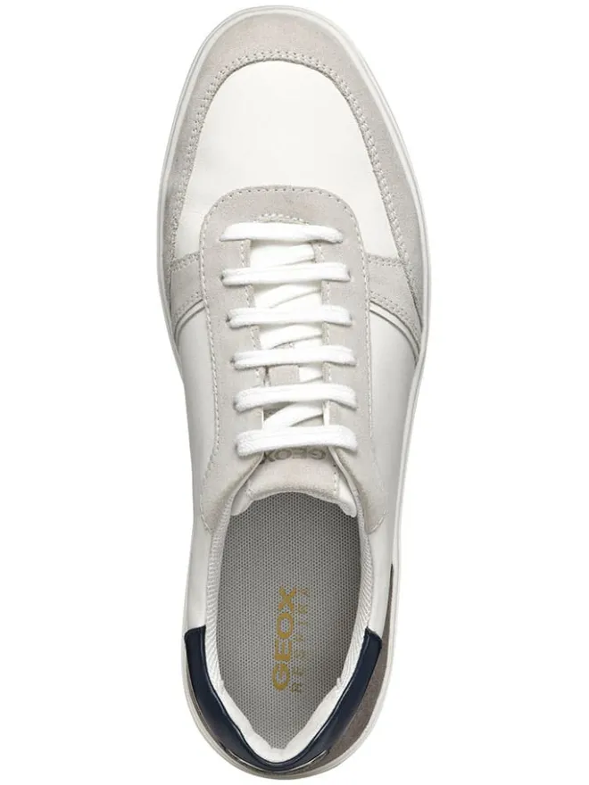 Leder-Sneakers "Avola" in Weiß/ Grau>Geox Sale