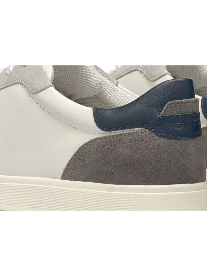 Leder-Sneakers "Avola" in Weiß/ Grau>Geox Sale